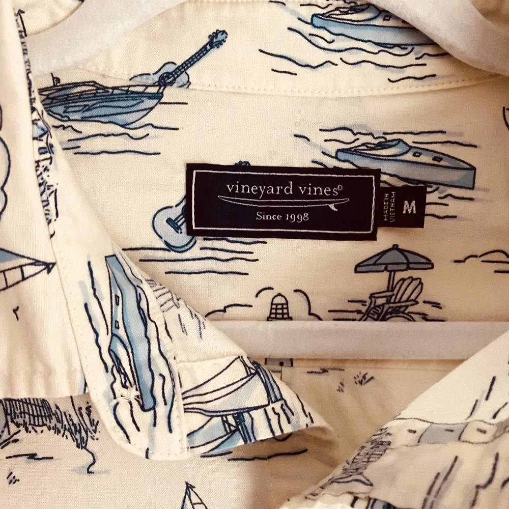 Vineyard Vines worn just